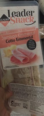 Sandwich leader price jambon emmental
