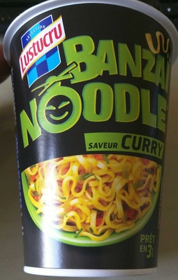 Lustucru banzaï noodle saveur curry