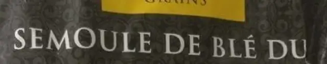 Le renard semoule extra fine royale 5kg ingredients label