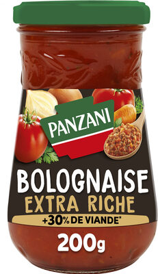Bolognaise extra riche de viande front packaging