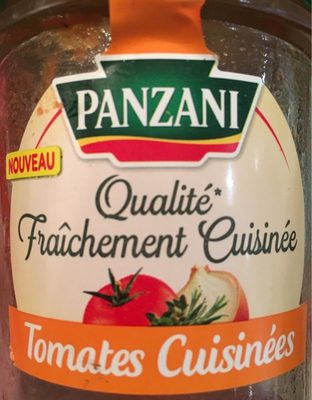 Tomates cuisinées front packaging