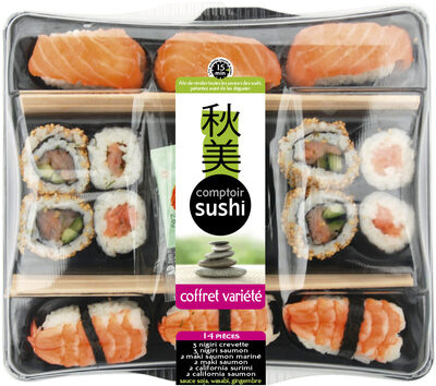Sushi Coffret Variété - 14 Pièces front packaging