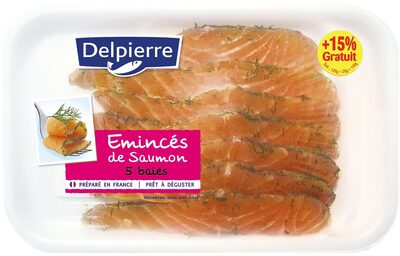 Emincés de saumon 5 baies 140 g