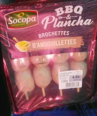 Brochettes d'andouillette front packaging