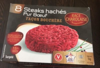 Steaks Hachés Pur Bœuf Façon Bouchère Race Charolaise