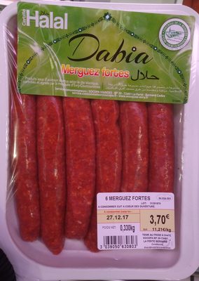 Halal Merguez fortes