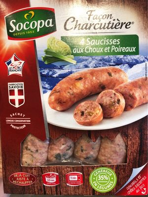 Saucisses aux choux et poireaux