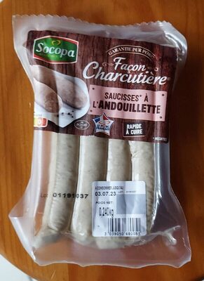 Saucisses à l'andouillette.