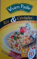 Riz et céréales : riz, blé, soja, quinoa, tomate, lin