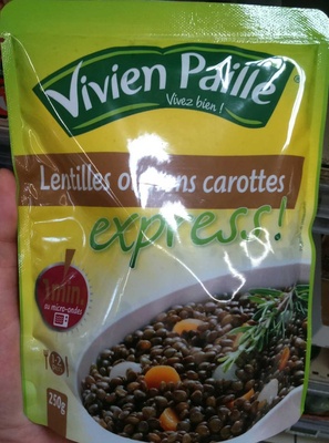 Lentilles oignons carottes