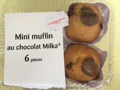 Mini Muffin au chocolat Milka front packaging