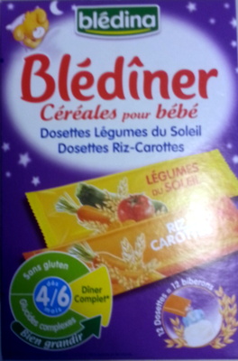 Blédîner - Légumes du soleil / riz-carottes