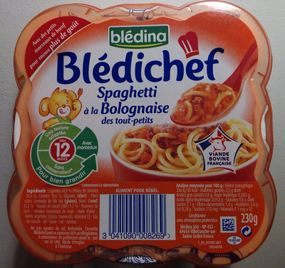Spaghetti à la Bolognaise des tout-petits