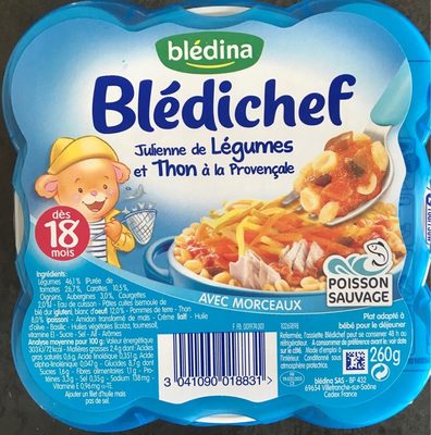 Blédichef - Julienne de légumes et thon à la provençale