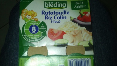 bledina ratatouille riz colin