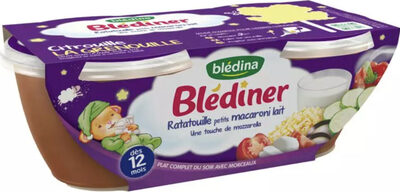 Ratatouille petits macaroni lait front packaging