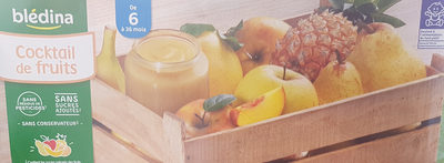 BLEDINA POTS FRUITS Cocktail de Fruits 8x130g Dès 6 Mois