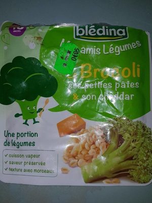 Mes amis légumes - Brocolis, petites pâtes & cheddar, 18M