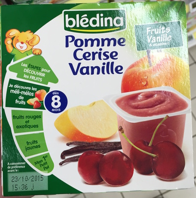 Pomme Cerise Vanille front packaging