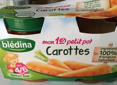 Carottes 2x130g front packaging