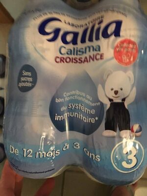 GALLIA CALISMA Croissance 4x1l Dès 12 Mois