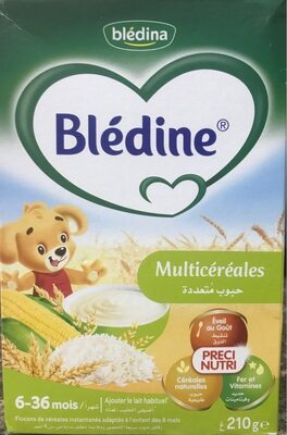 Blédine Multicéréales front packaging