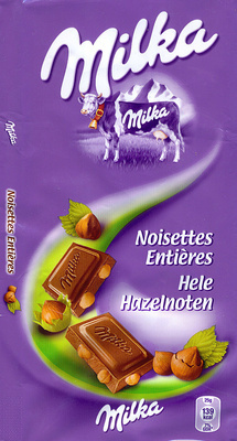 Chocolat Noisettes entières