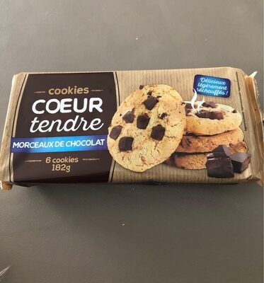 Cookies coeur tendre