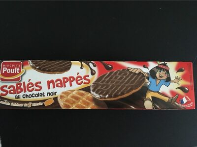 Sables nappes au chocolat noir