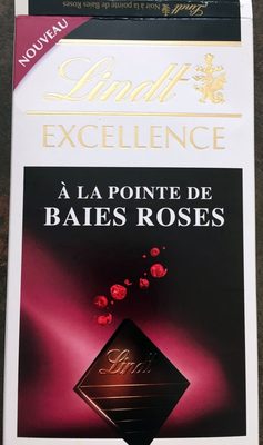 Excellence à la pointe de baies roses front packaging