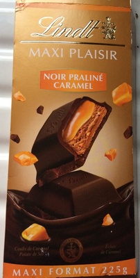 Chocolat Maxi plaisir noir praliné caramel