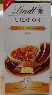 Lindt Creation Chocolate Block Creme Brulee