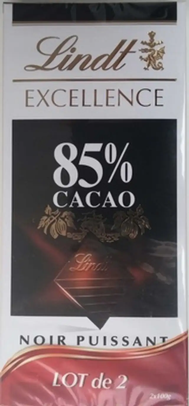 Excellence 85% Cacao Noir Puissant front packaging