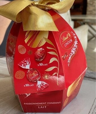 Chocolat lindt front packaging