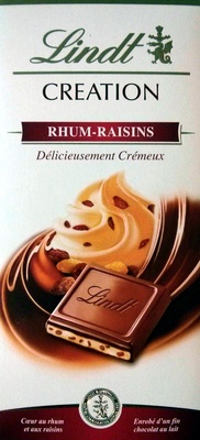 Rhum-raisin délicieusement crémeux  front packaging
