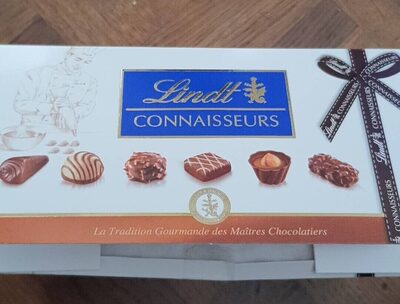 Lindt connaisseurs front packaging