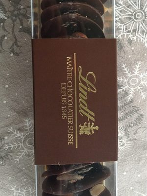 Bouchées chocolat noir front packaging