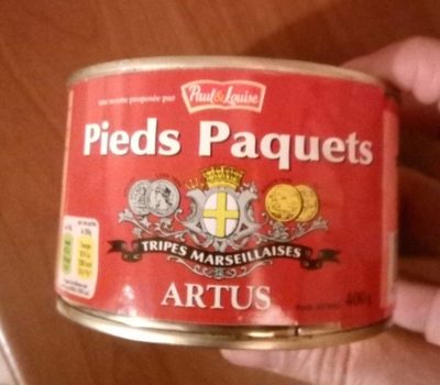 Pieds Paquets Artus Bte 400G