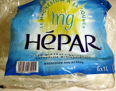 Eau minérale naturelle (6 x 1 L) Hépar
