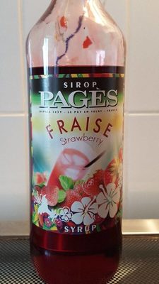 Sirop de fraise
