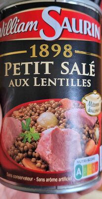 Petit sale aux lentilles