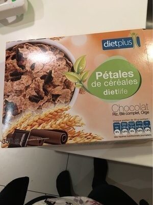 Petales de cereales chocolat
