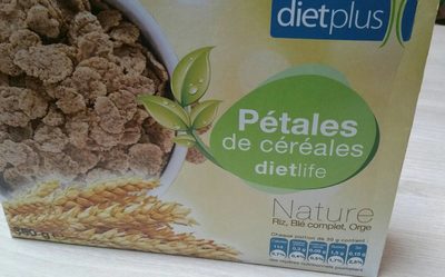 Pétales de céréales dietlife nature front packaging