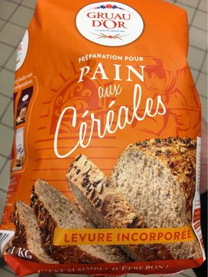 Préparation Pain aux céréales front packaging
