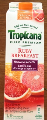 Tropicana Pure premium ruby breakfast 1 L