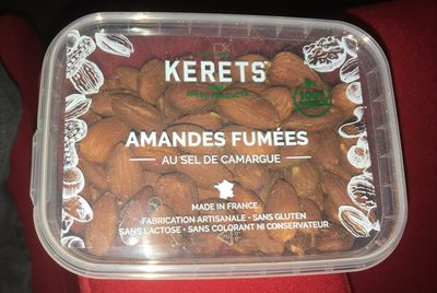 Amandes fumées au sel de Camargue front packaging