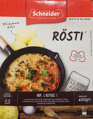 Rösti prêt à poêler