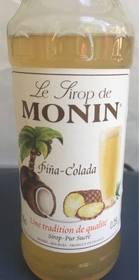 Le sirop de Monin Pina-Colada front packaging