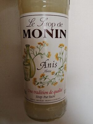 Sirop Anis front packaging