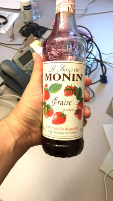 Monin morango front packaging